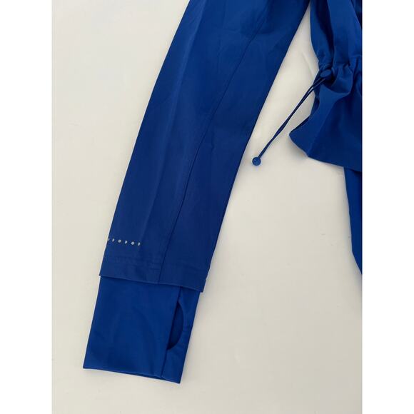 NWT Sweaty Betty Womens Size 6 Blue Fast Lane Zip Up Running Jacket Athleisure - Picture 8 of 16